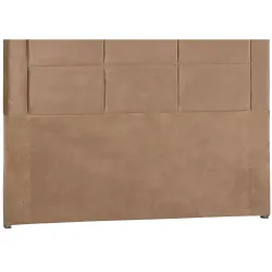 Cabeceira Casal Hellen Diamante para colchão e box Queen 1,58 em tecido suede Velut Cacau