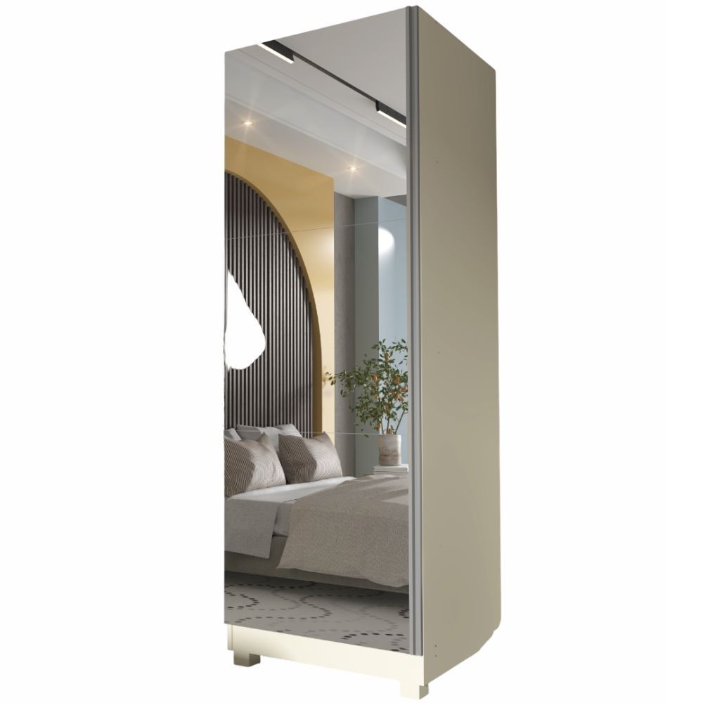 Sapateira Gelius Esmeralda 1 porta com espelho OFF White