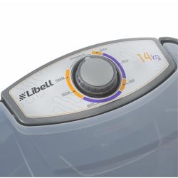 Tanquinho lavadora Libell 14 kilos semiautomática com lavagem por turbilhonamento 127V Prata