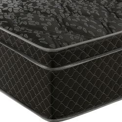 Colchão de Casal Gazin Perola Negra em molas pocket ensacadas individualmente com espuma D33 altura de 32 cm largura de 138 cm Preto