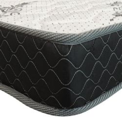 Colchão de Casal Gazin Supreme D33 com altura de 17 cm largura de 138 cm preto 