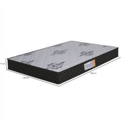 Colchão de Casal Gazin Supreme D33 com altura de 17 cm largura de 138 cm preto 