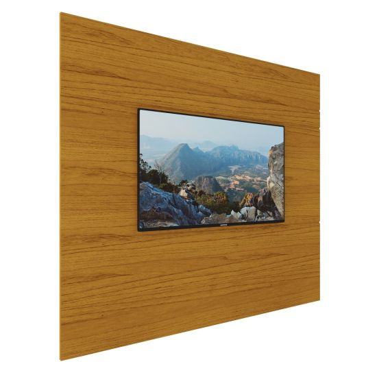 Painel Gelius Luminare 100% MDF largura 217 cm Naturale