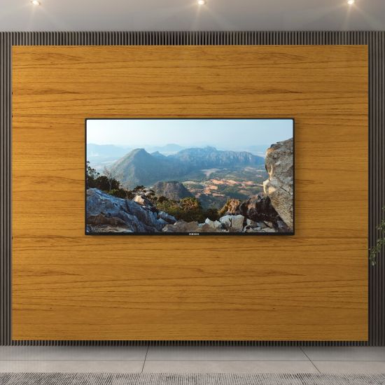 Painel Gelius Luminare 100% MDF largura 217 cm Naturale