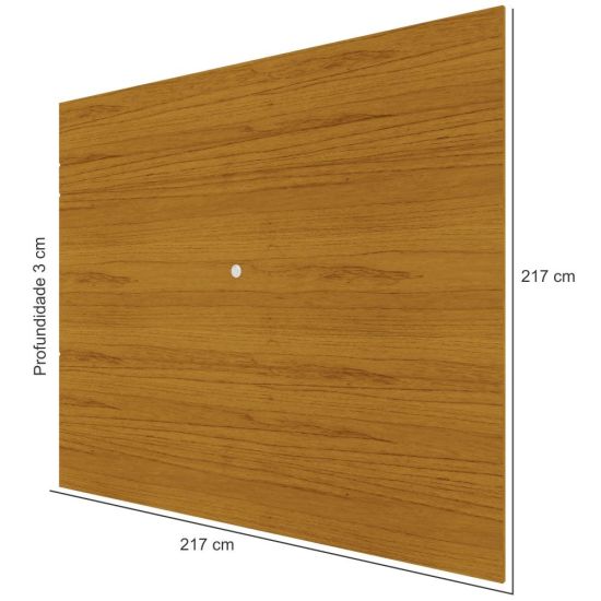 Painel Gelius Luminare 100% MDF largura 217 cm Naturale