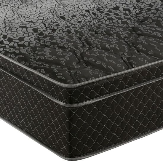 Cama Box Casal Queen 158cm Gazin Perola Negra molas ensacadas altura de 71cm Preto