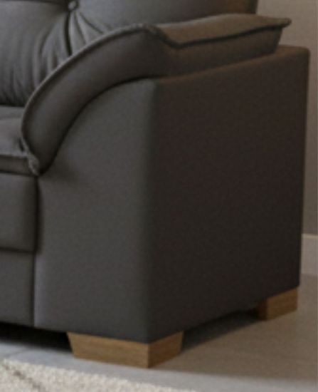 Conjunto Sofa Star Bahamas Plus 3 e 2 lugares em tecido Veludo Cinza VA19 