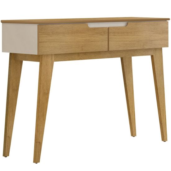 Aparador Sala de Jantar/Estar Valdemoveis Belissima 2 portas 120 cm com pés Cinamomo OFF White