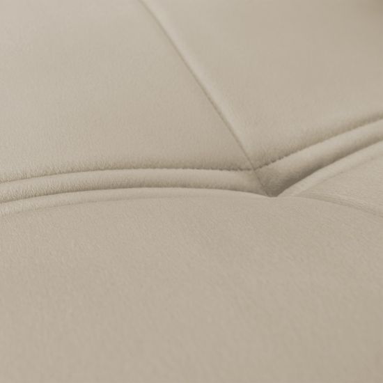 Sofá de Canto Hellen Alphaville Plus 6 lugares braço divã formato de “L” Bege Marrom