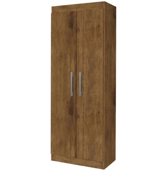 Armário Multiuso Sapateira J&A Móveis Lumina 2 portas, largura de 50 cm Jequitibá 