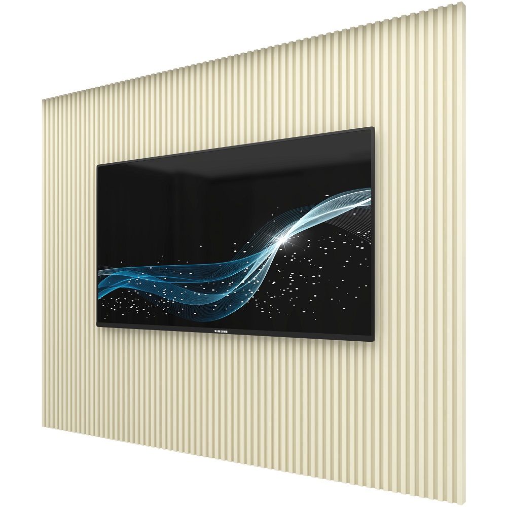 Painel Gelius Supreme Ripado Autêntico Slim largura 220 cm OFF White