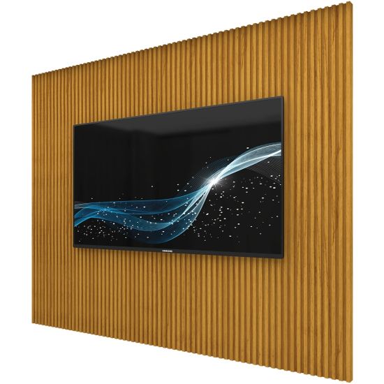 Painel Gelius Supreme Ripado Autêntico Slim largura 220 cm Naturale
