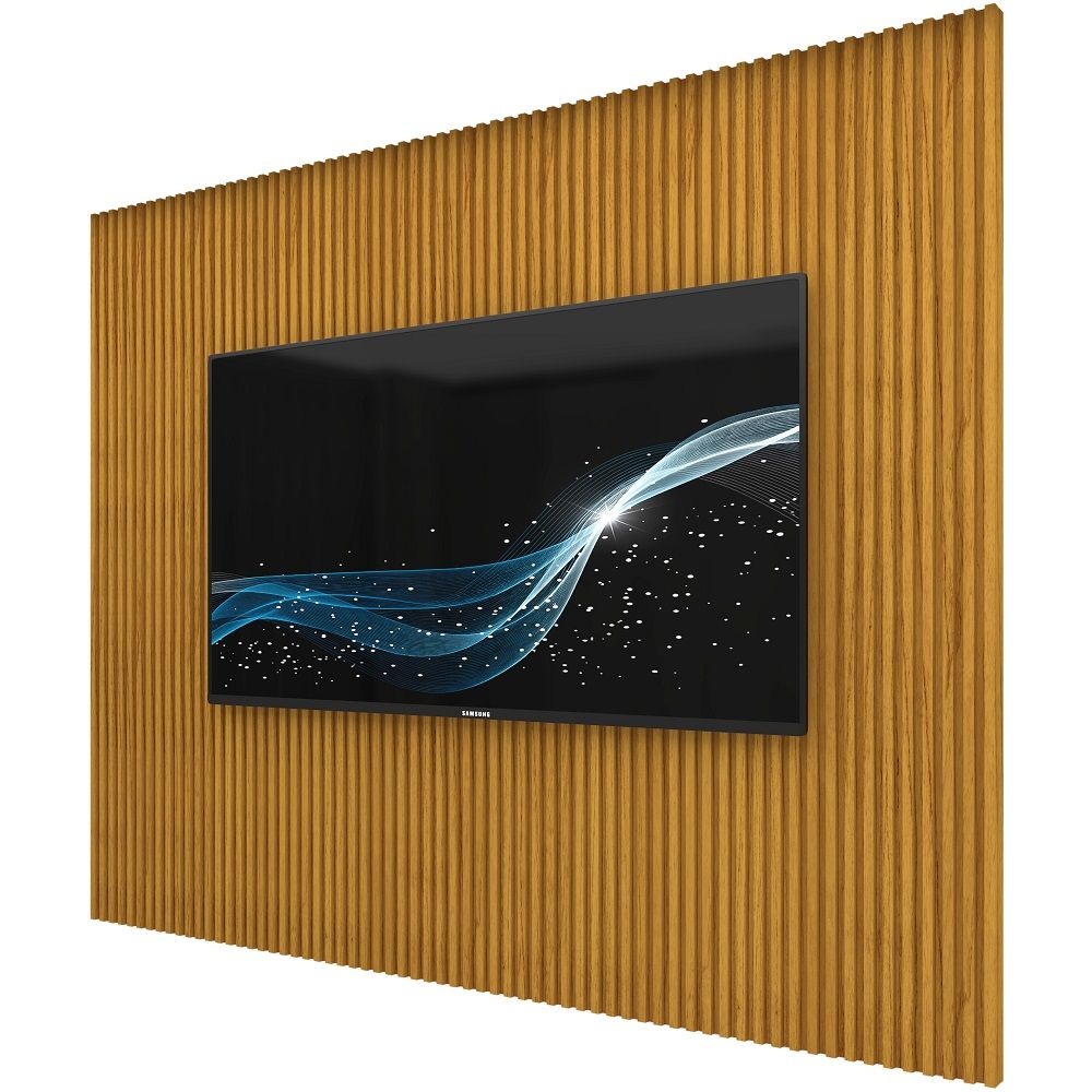 Painel Gelius Supreme Ripado Autêntico Slim largura 220 cm Naturale
