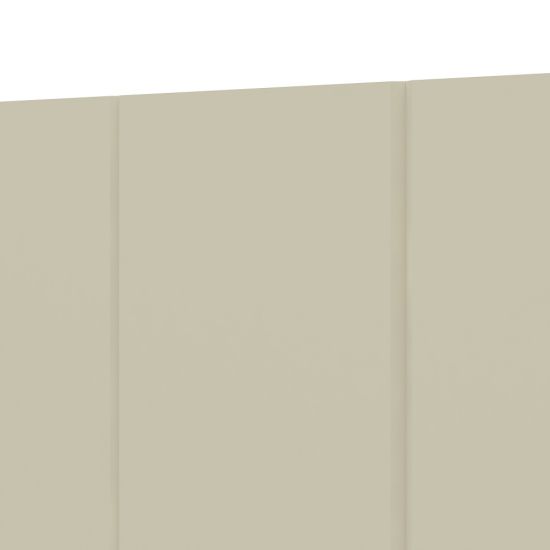 Painel Gelius Realce Native Home porta com tela em Rattan largura de 220 cm LED 100% MDF OFF White