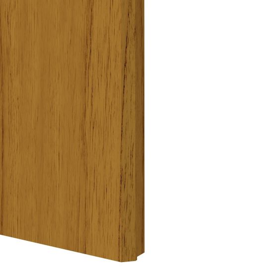 Placa Gelius Realce 100% MDF com borda chanfrada em 45 graus largura de 45 cm Naturale