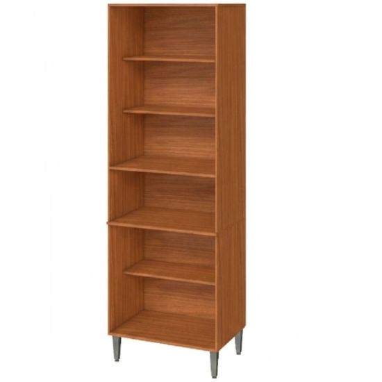 Paneleiro Torre Quente Cristaleira duplo Aramóveis Luana 100% MDF 4 portas, vidro cinamomo Branco