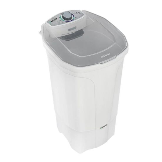 Tanquinho Lavadora Libell 10 kilos semiautomática com lavagem por turbilhonamento 127V Branco