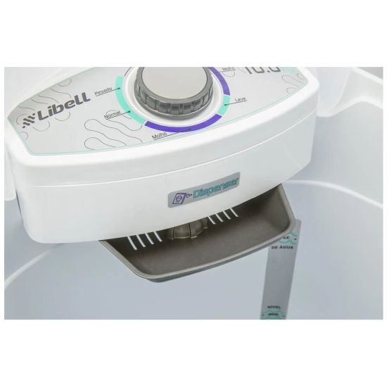 Tanquinho Lavadora Libell 10 kilos semiautomática com lavagem por turbilhonamento 127V Branco