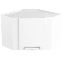 Armário Aéreo Canto Bertolini Evidence Aço 1 porta - Branco