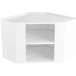 Armário Aéreo Canto Bertolini Evidence Aço 1 porta - Branco